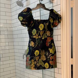 Floral Puff Sleeve Dress